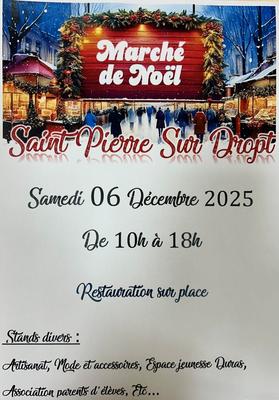Marché de Noël Saint Pierre sur Dropt