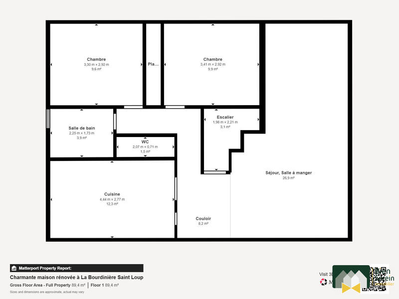 Maison traditionnelle - 75 m² - 4 pièces