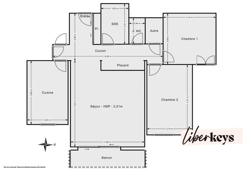 Appartement - 73 m² - 3 pièces