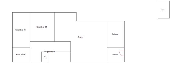 Appartement - 68 m² - 3 pièces
