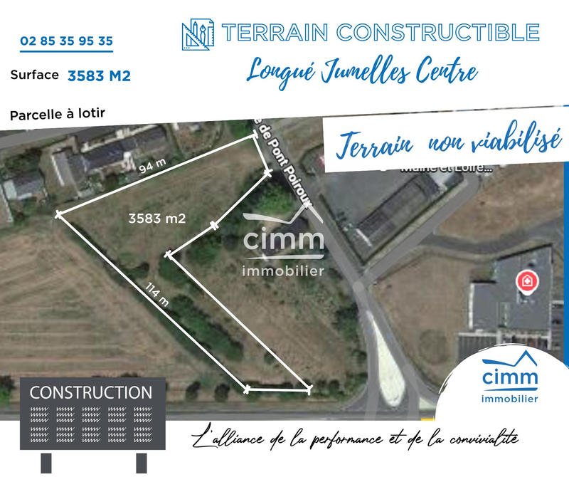 Terrain - 3 583 m²