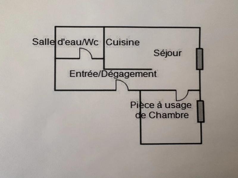 Appartement - 31 m² - 2 pièces
