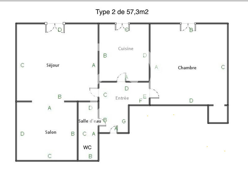 Immeuble - 97 m² - 4 pièces