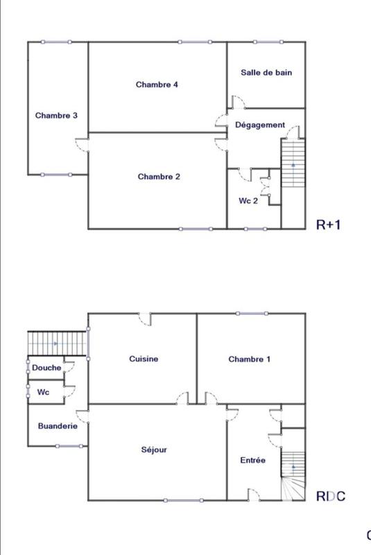 Maison - 126 m² - 5 pièces