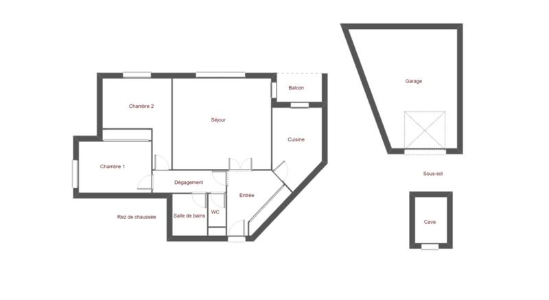 Appartement - 73 m² - 3 pièces