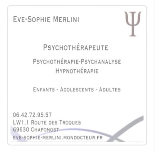 Eve-Sophie Merlini Psychologue-Hypnothérapeute