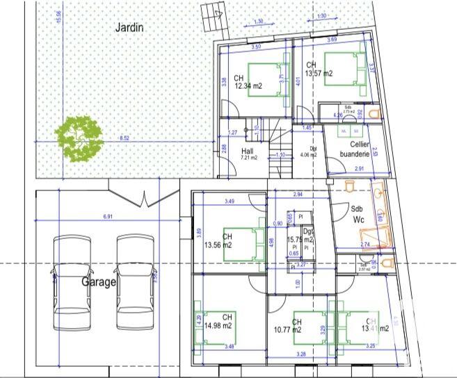 Ferme - 494 m² - 8 pièces