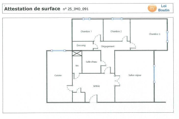 Appartement - 87 m² - 2 pièces