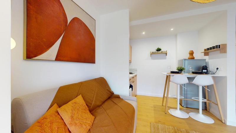 Studio - 23 m² - 2 pièces