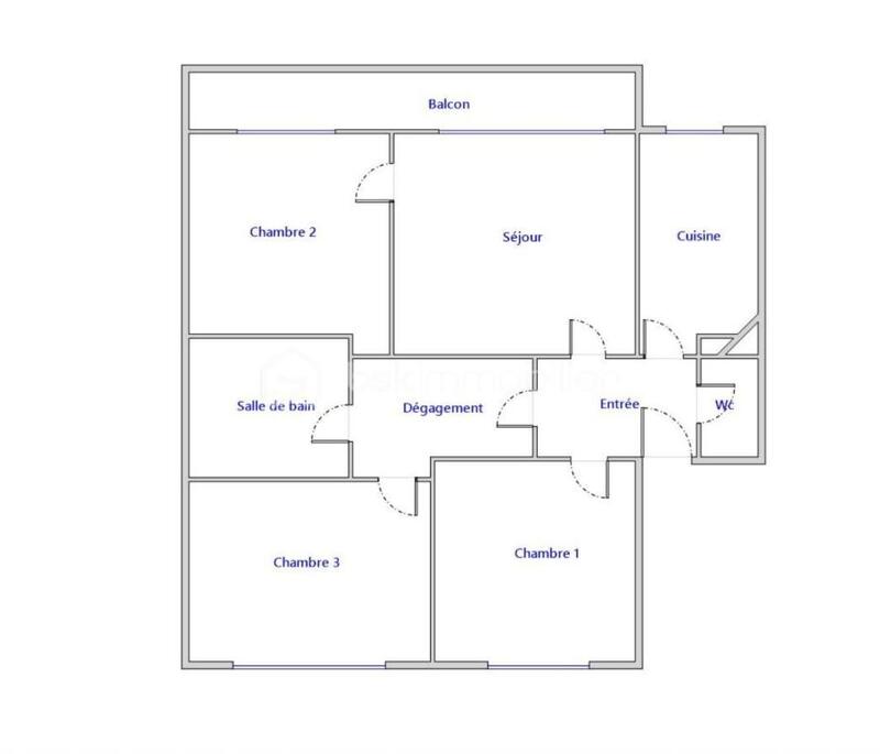 Appartement - 72 m² - 4 pièces