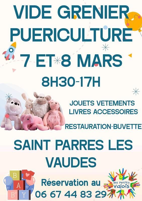 Vide grenier puériculture des petits valois