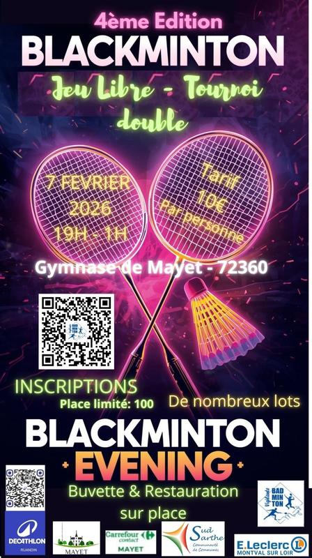 4ème Soirée Blackminton - Fluo