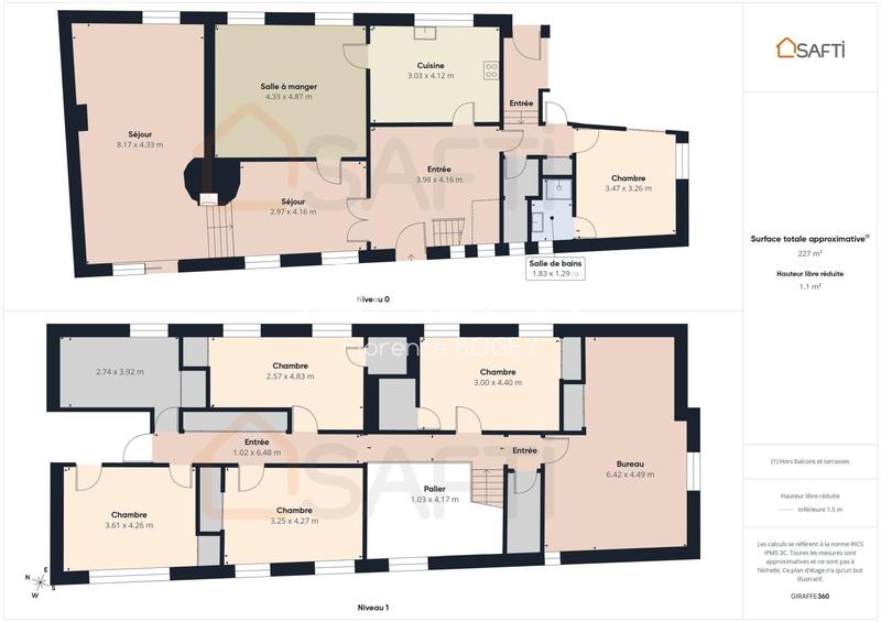 Maison de ville - 248 m² - 8 pièces