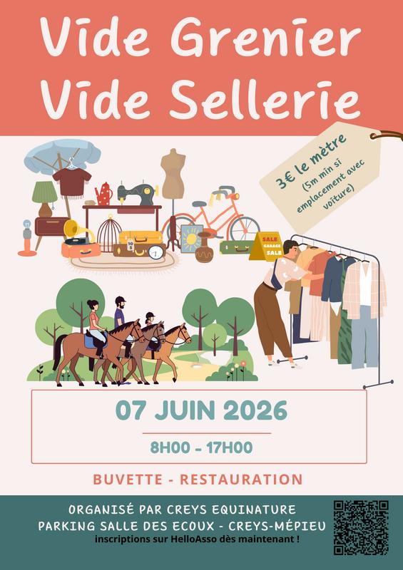 Vide grenier et vide sellerie