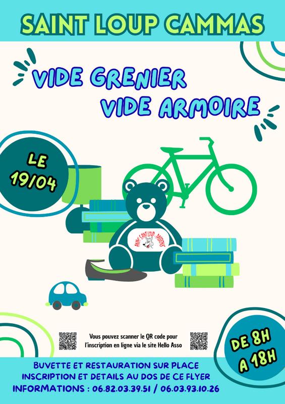 Vide grenier - vide dressing de printemps