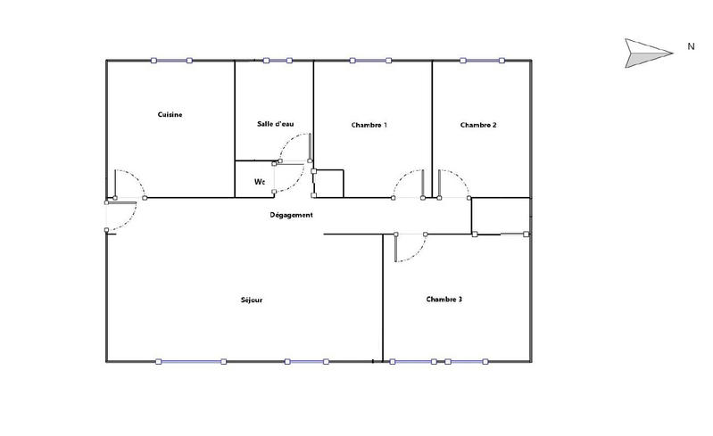 Maison - 83 m² - 4 pièces