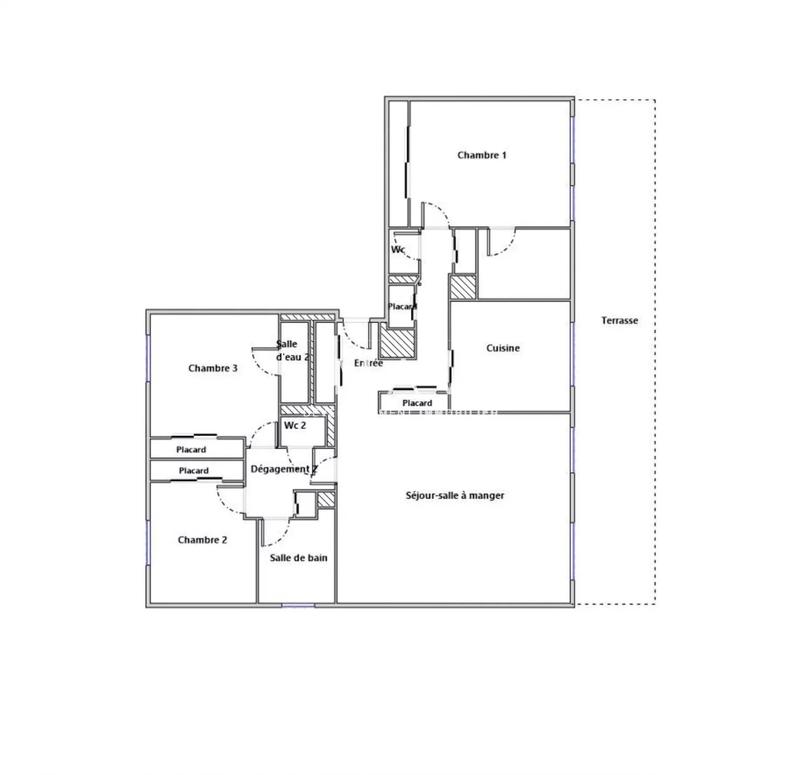 Appartement - 123 m² - 4 pièces