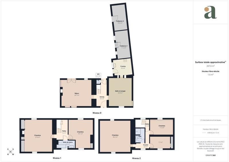 Maison ancienne - 158 m² - 7 pièces