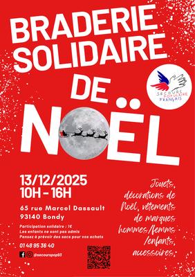 Braderie solidaire de noël du secours populaire