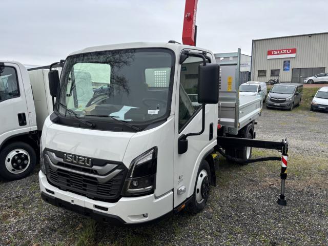 Isuzu M27 Gen 2 3.0l 150ch Bva Benne Alu + Grue Fassi F30 + Radiocommande + Allonge