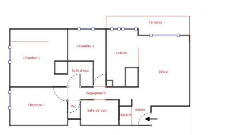 Appartement - 86 m² - 4 pièces
