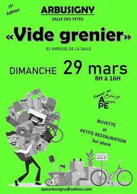 Vide grenier arbusigny 2026