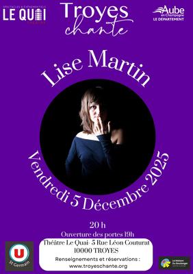 Troyes Chante - Concert Lise Martin