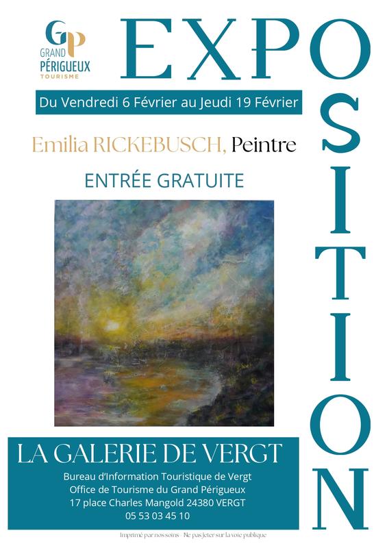 Exposition d'Emilia Rickebusch