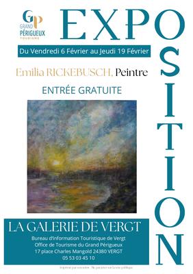 Exposition d'Emilia Rickebusch