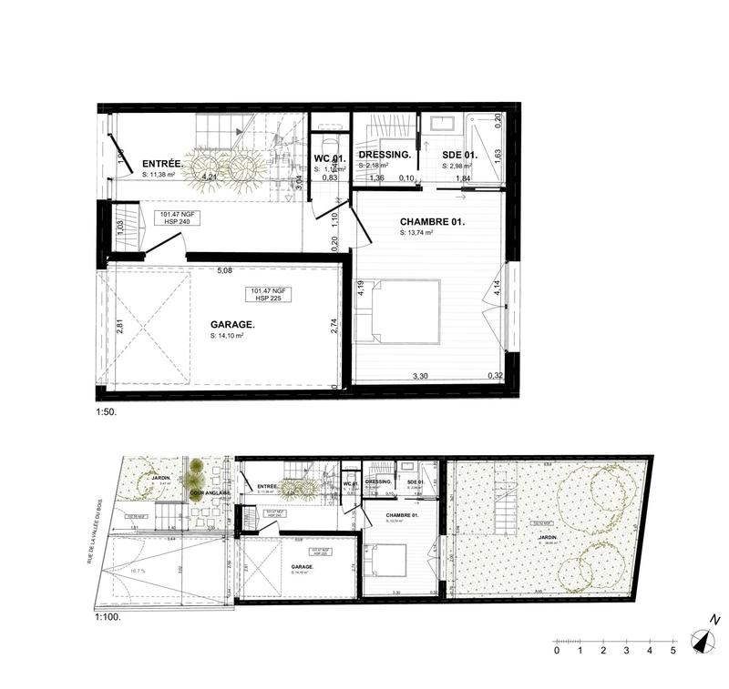 Maison contemporaine - 108 m² - 4 pièces