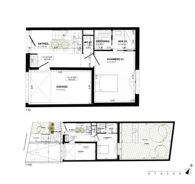 Maison contemporaine - 108 m² - 4 pièces