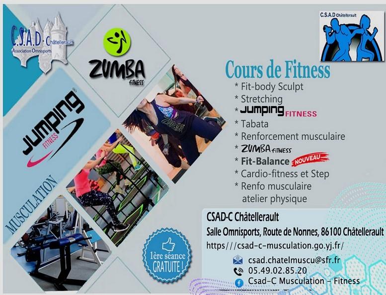 Csad musculation - fitness Châtellerault 86100