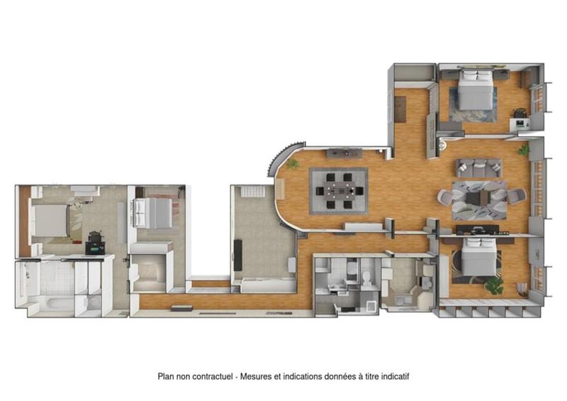 Appartement - 200 m² - 7 pièces