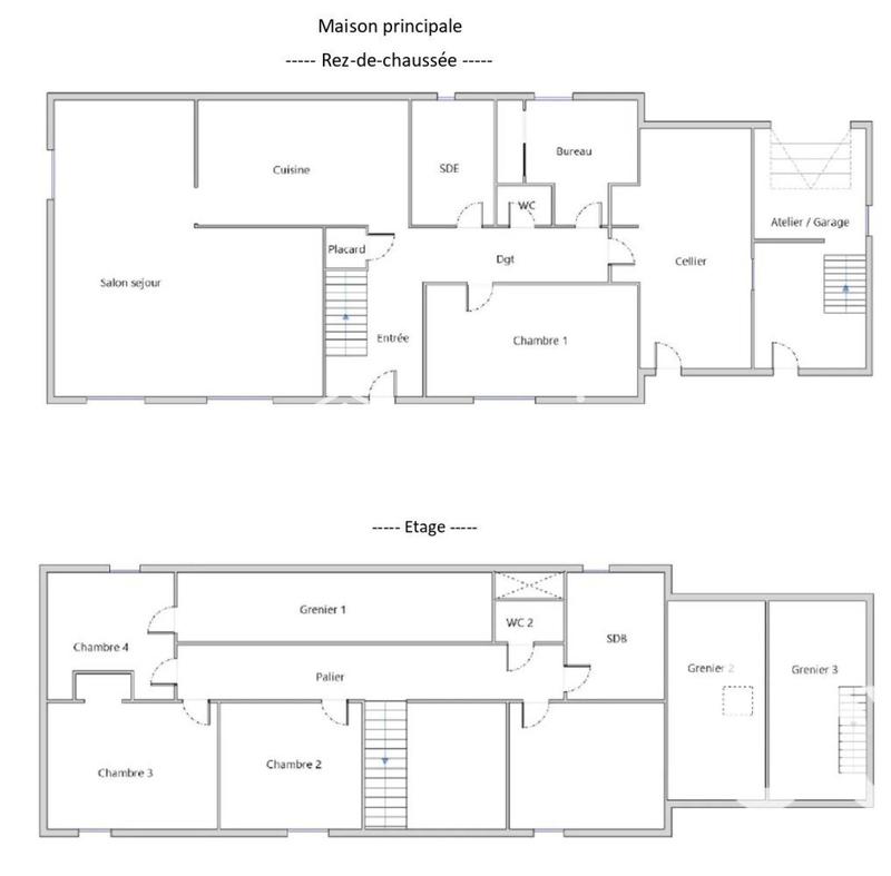 Maison - 150 m² - 7 pièces