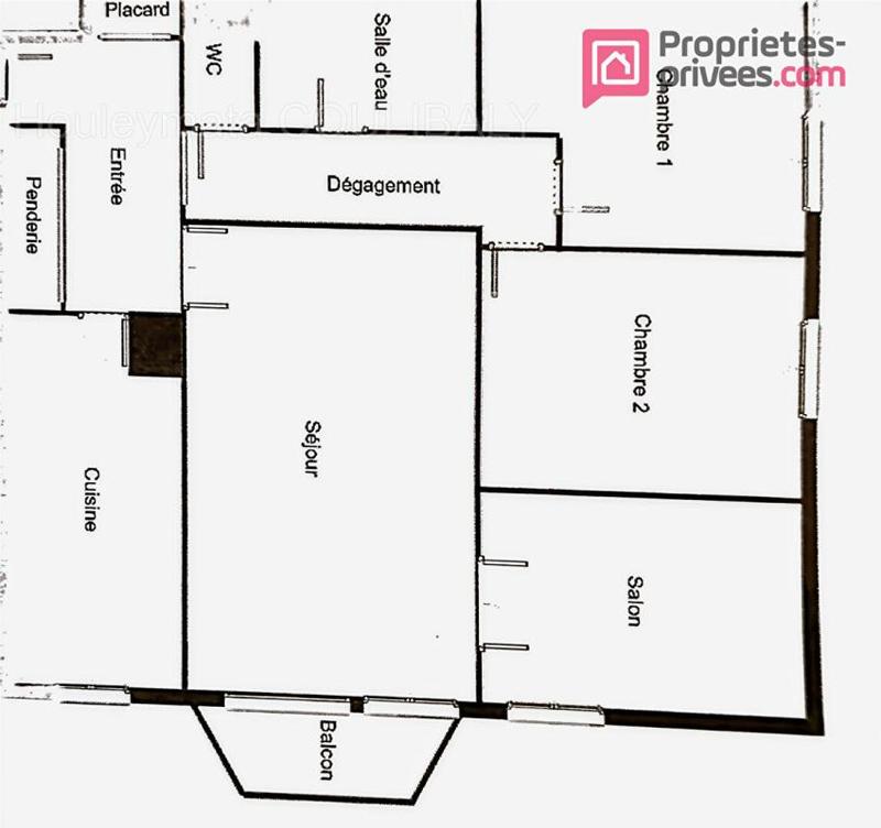 Appartement - 80 m² - 4 pièces