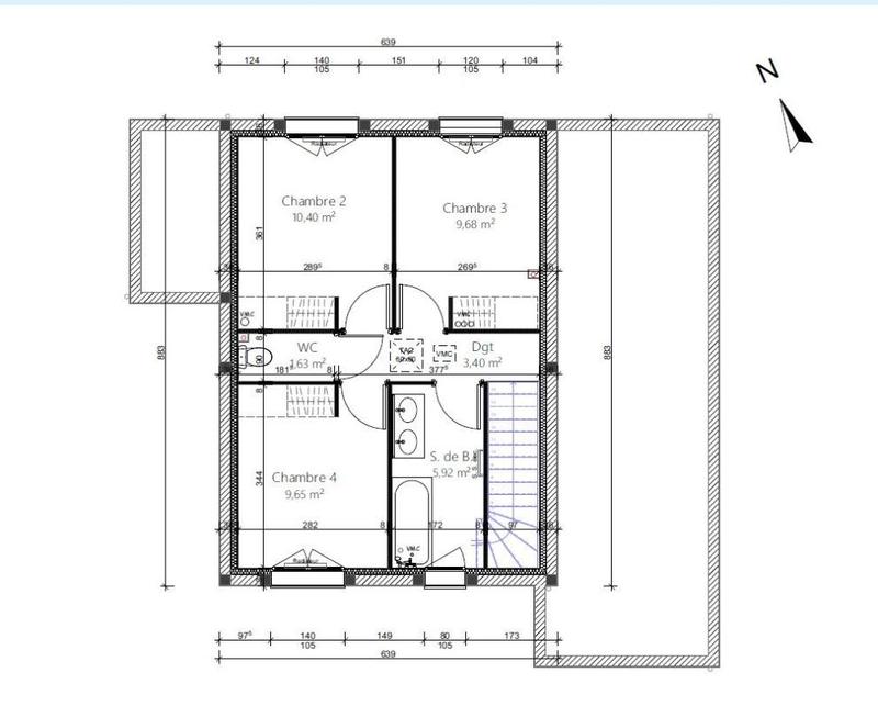 Maison - 99 m² - 5 pièces