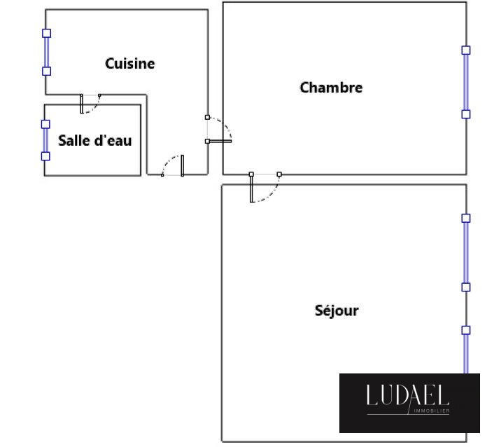 Appartement - 28 m² - 2 pièces
