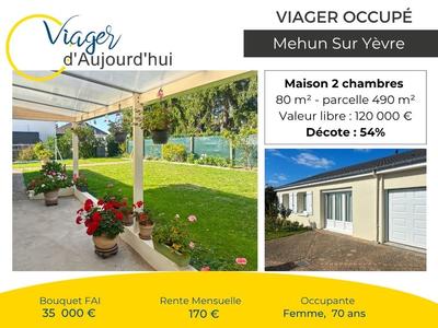 Viager - Maison - 80 m² - 4 pièces
