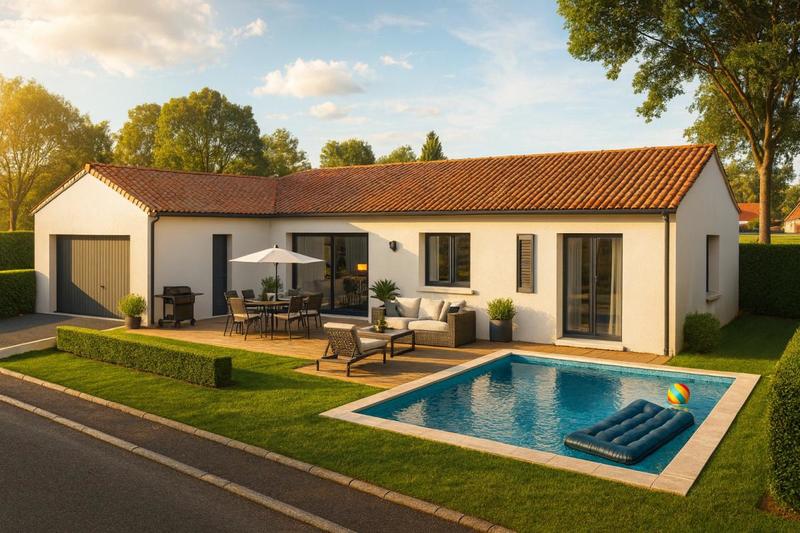 Maison - 70 m² - 3 pièces