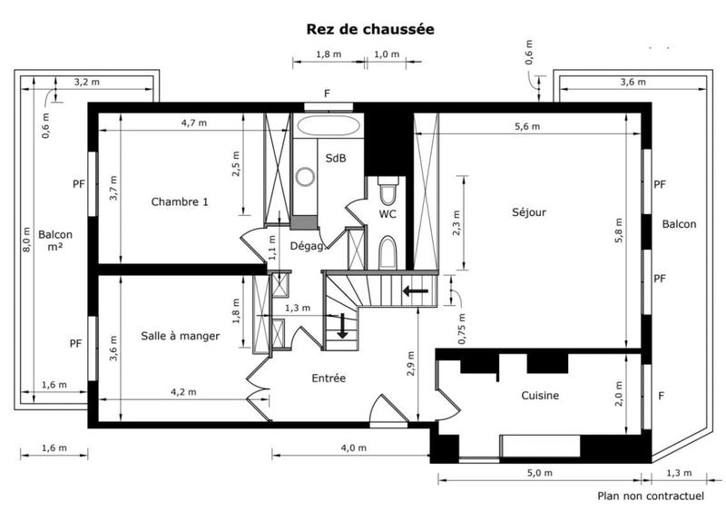 Appartement - 181 m² - 7 pièces