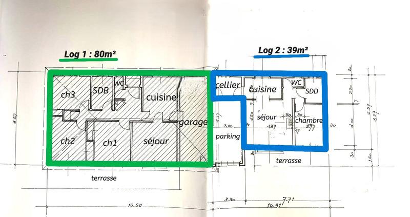 Maison - 119 m² - 4 pièces