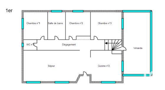 Maison - 159 m² - 8 pièces