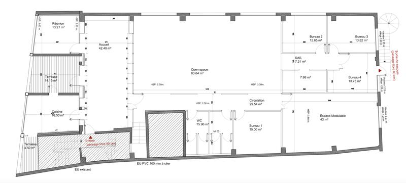 Loft - 311 m² - 8 pièces
