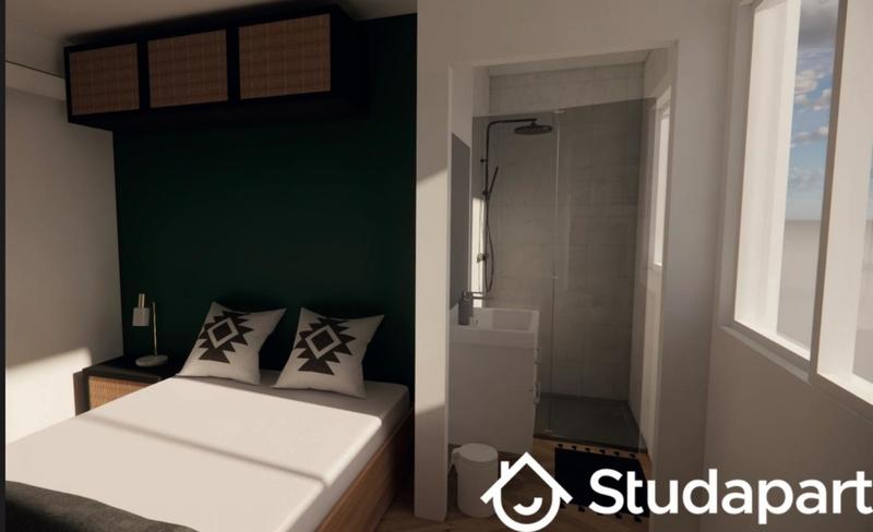 Chambre - 14 m² - 1 pièce