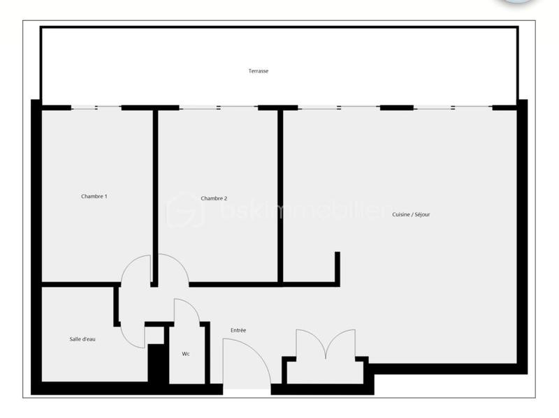 Appartement - 62 m² - 3 pièces