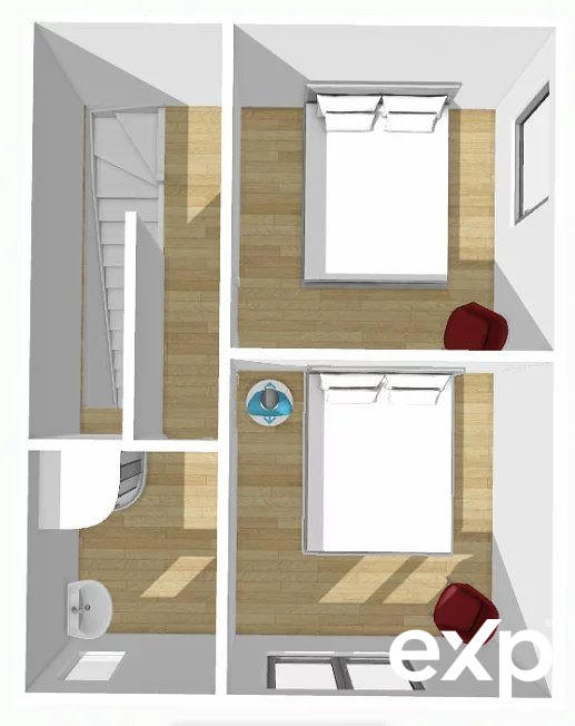 Appartement - 57 m² - 3 pièces