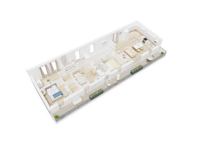 Appartement - 91 m² - 5 pièces