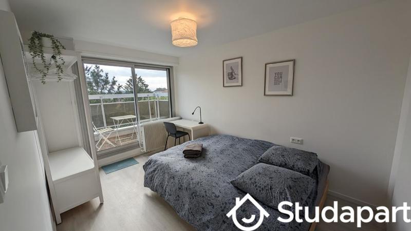 Chambre - 12 m² - 1 pièce