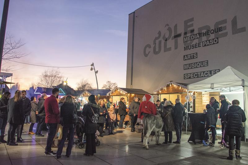 Marché de Noël en extérieur