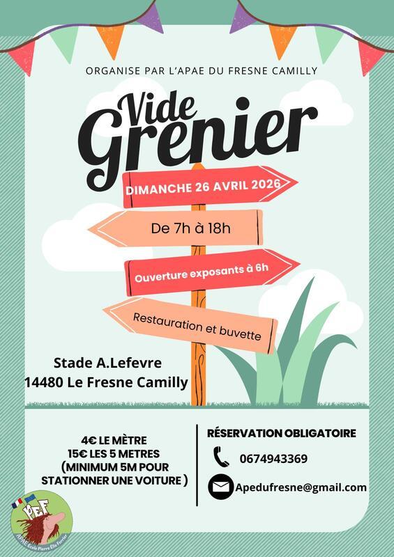 Vide grenier de l'apae